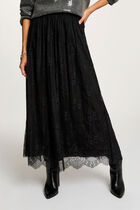 long lace skirt black women Long lace skirt black women