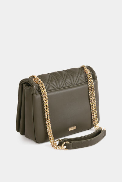 Clutch bag with quilted effect  ladies'