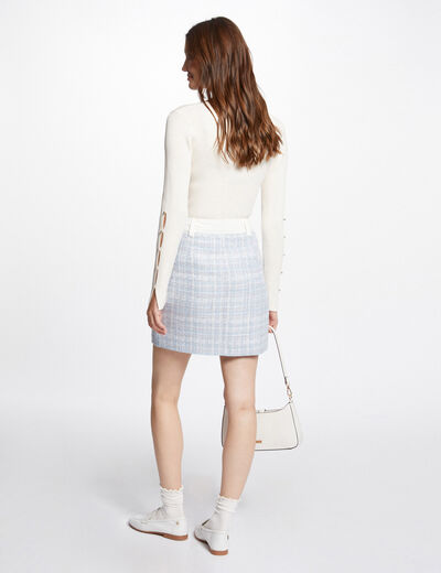 Mini tweed skirt multico ladies'