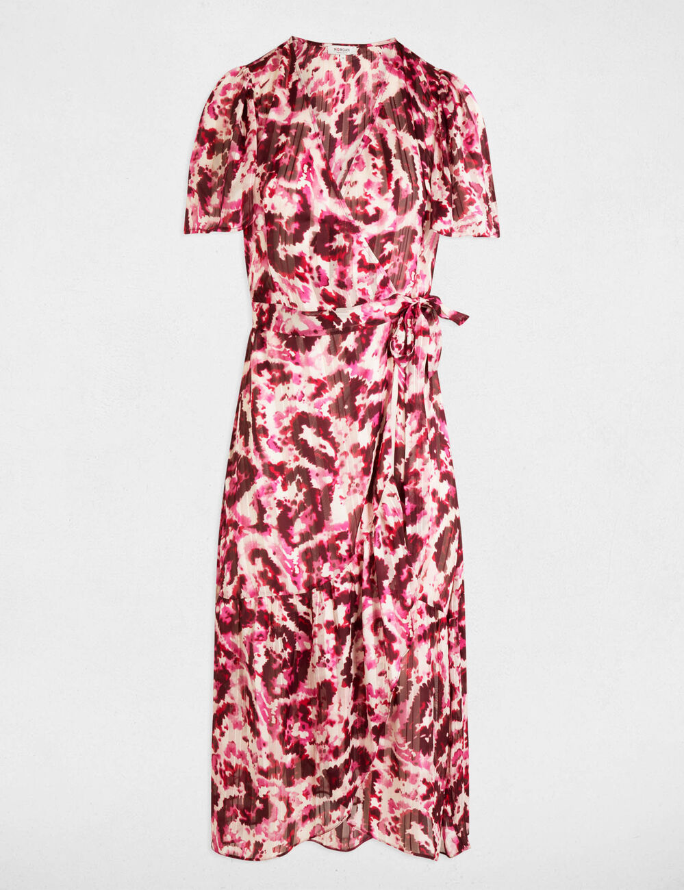 Midi wrap dress multicolor women
