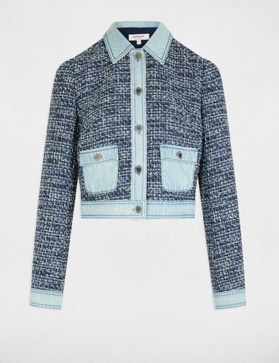 veste courte tweed multicolore femme Veste courte tweed multicolore femme