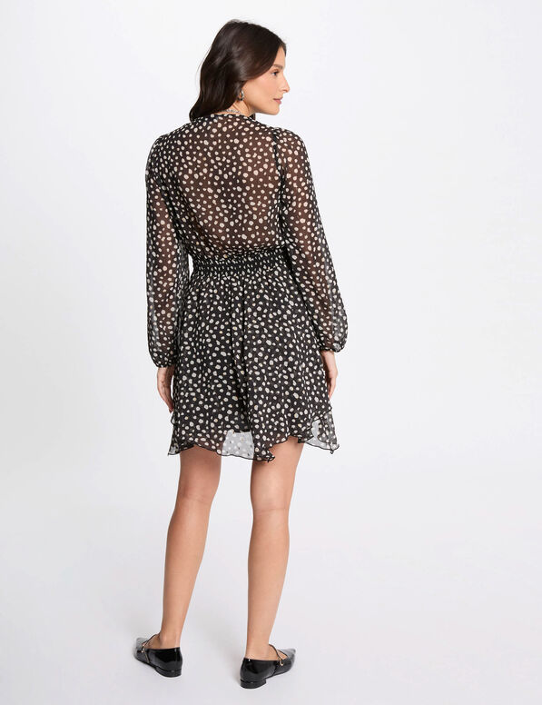 mini a line polka dot dress multicolor women Mini A-line polka dot dress multicolor women