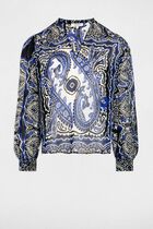 Long-sleeved blouse multicolor women