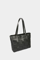 Woven tote bag black women