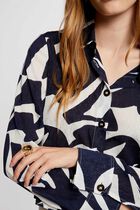 Chemise manches longues multico femme