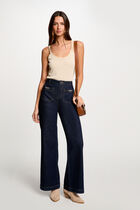 Vest top thin straps ivory women