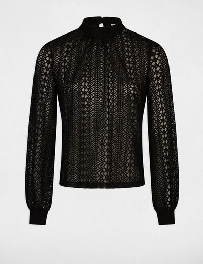 Long-sleeved t-shirt black women