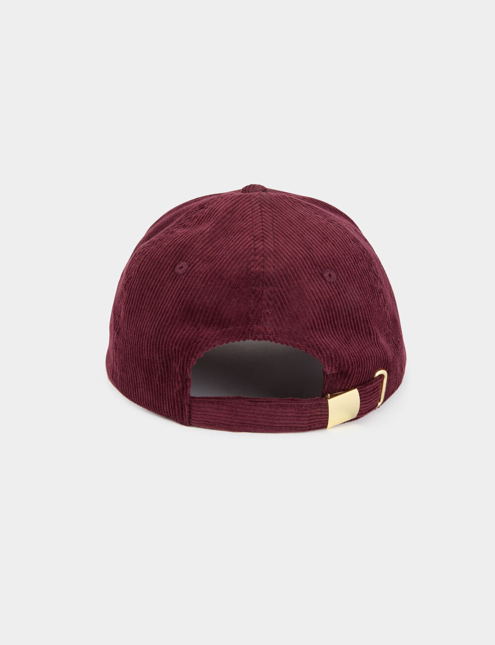 Corduroy cap plum women