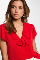 bright red women