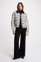 Oversized tweed jacket multicolor women