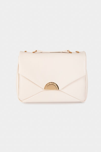Envelope clutch bag beige ladies'