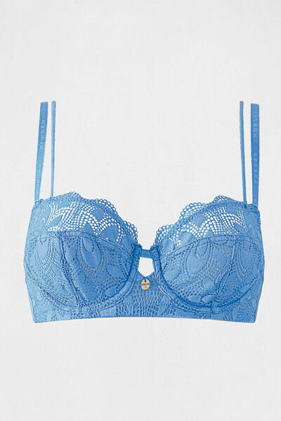 Underwire bra blue ladies'