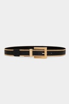 Belt with chain details black women