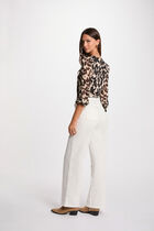 T-shirt manches 3/4 multicolore femme