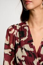 Printed mini A-line dress multicolor women