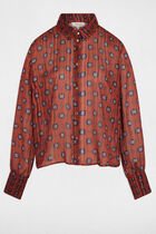 Flowy printed shirt multicolor women