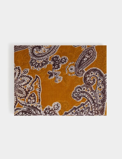 Paisley print scarf multicolor women