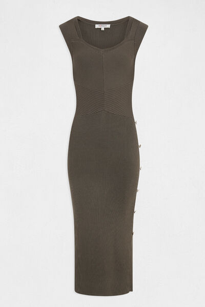 Fitted maxi sleeveless jumper dress  ladies'