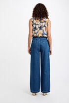 Blouse sans manches multicolore femme