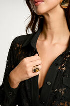 Combinaison longue dentelle noir femme