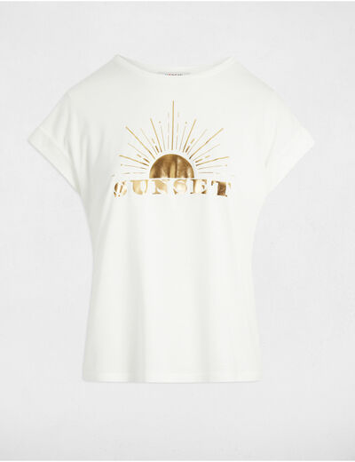 T-shirt with message white women