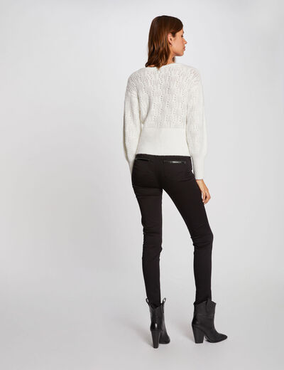 Slim standard-waisted trousers black women