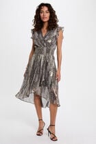 Robe longue cache c¿ur multicolore femme