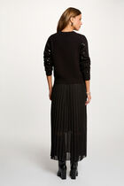 veste ajustee a sequins noir femme black women