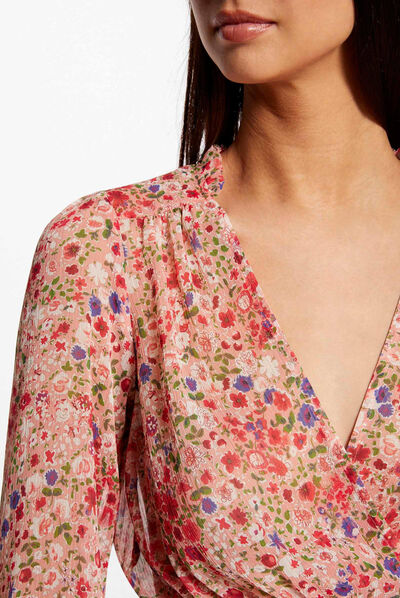 A-line dress with floral print multico ladies'
