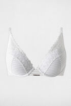 Padded bra white ladies'