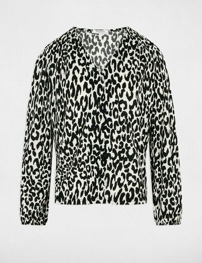Long-sleeved shirt white women