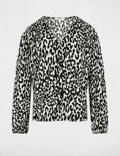 Long-sleeved shirt white women