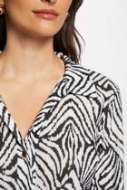 Printed straight midi dress multicolored women