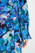 Robe courte imprimé floral multico femme