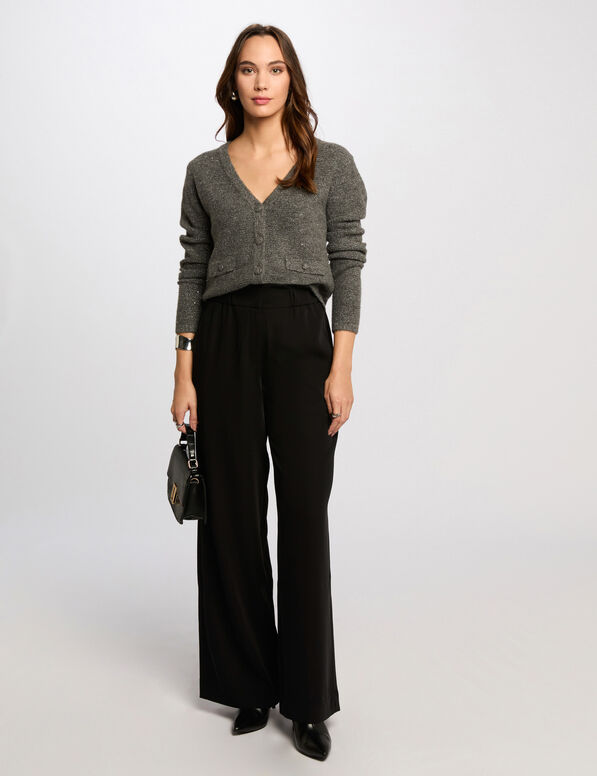 wide leg trousers black women Wide leg trousers black women