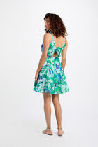 Printed A-line mini dress multicolor women