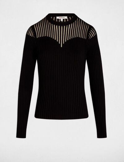 Long-sleeved jumper black women