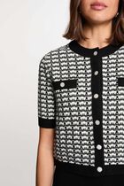 2-in-1 knit effect dress black women