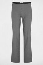 Printed fitted trousers multicolored women