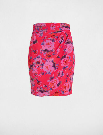 Printed mini skirt multico ladies'