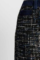 Mini tweed skirt multicolored women