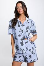 Shirt with contrast collar multicolor women