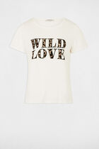 T-shirt with message white women