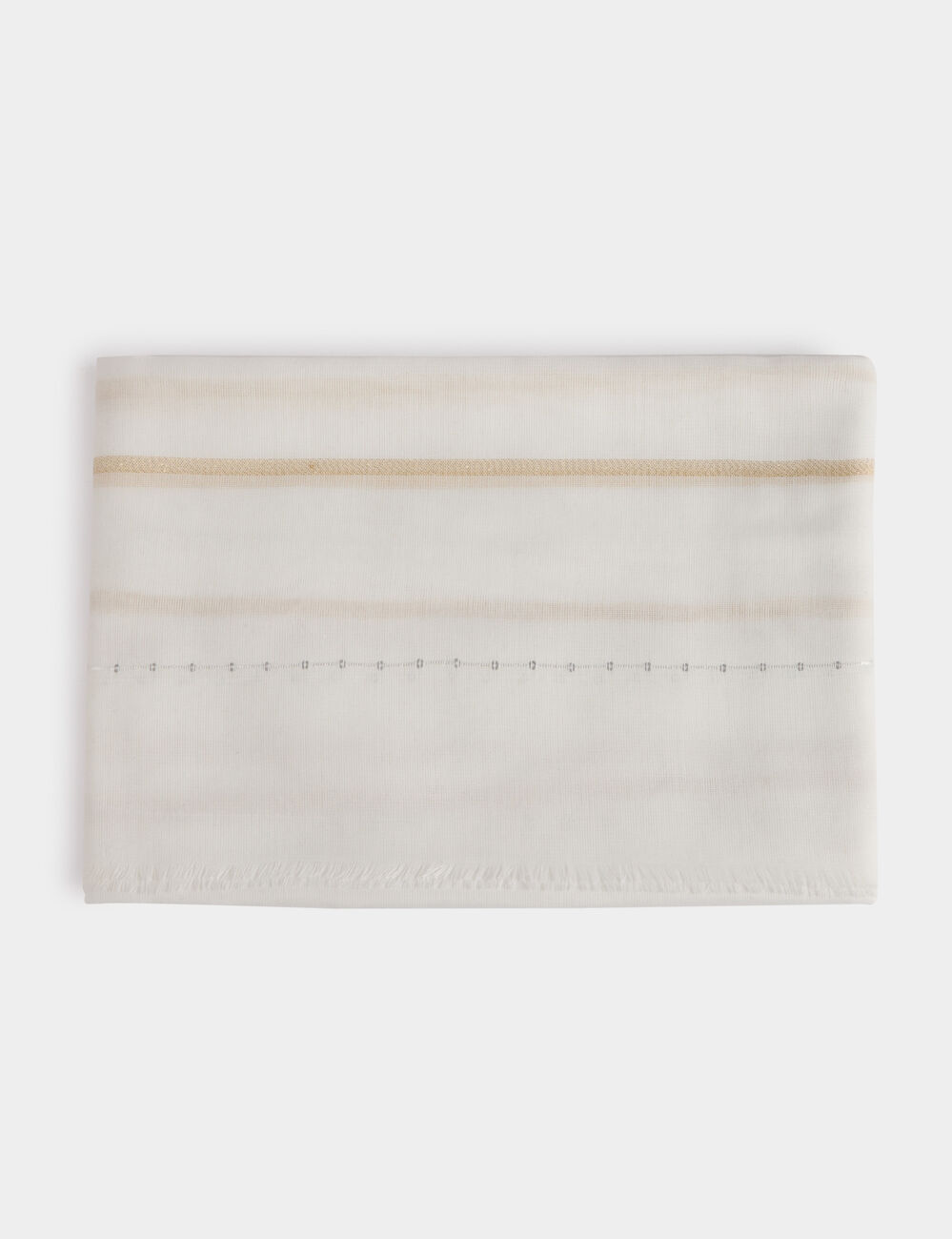 Scarf with sequins white women