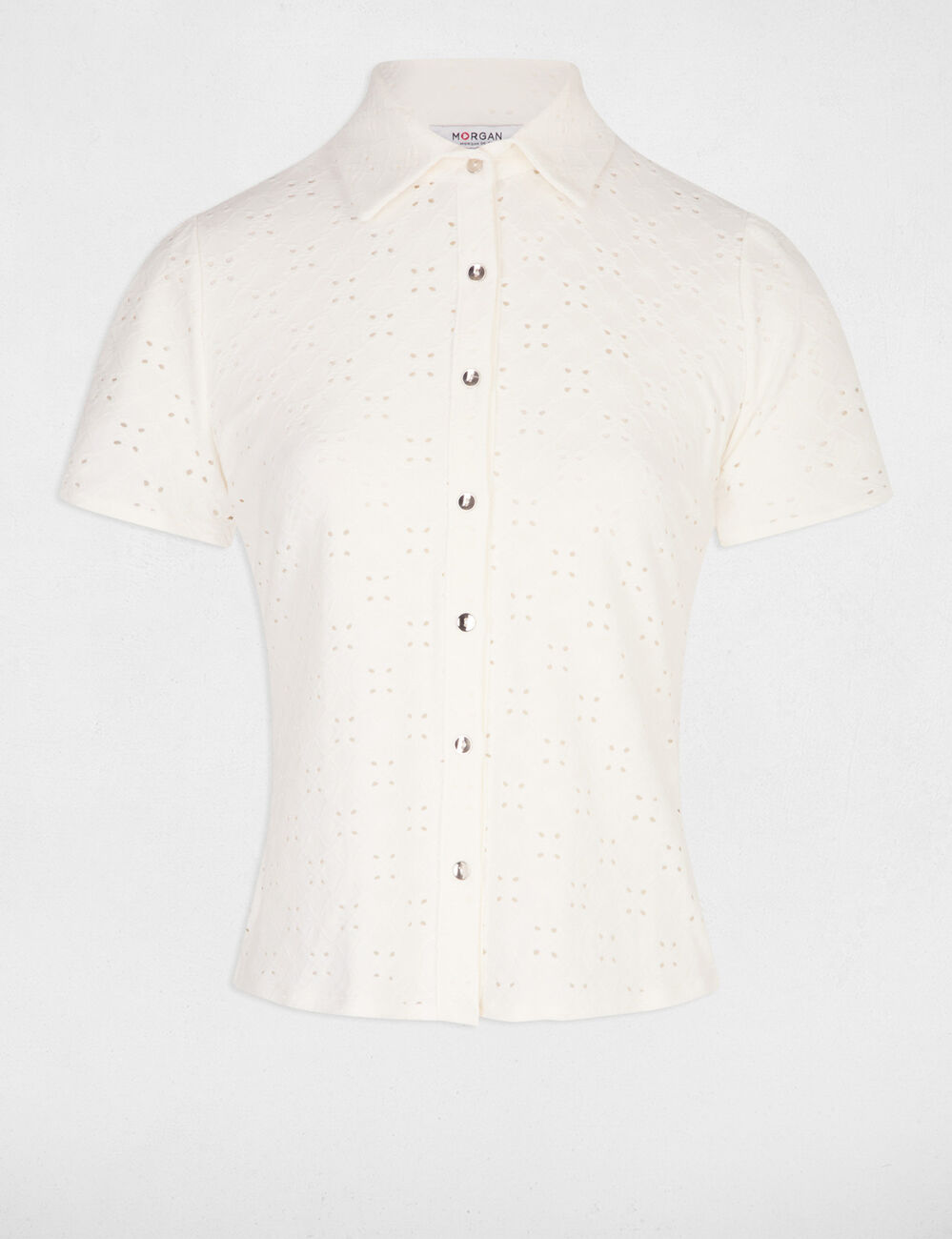 Short-sleeved t-shirt ivory women
