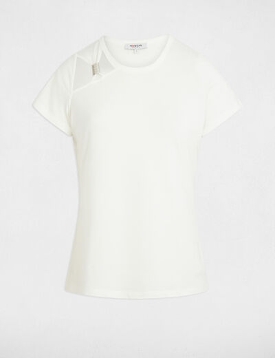 Short-sleeved t-shirt white women
