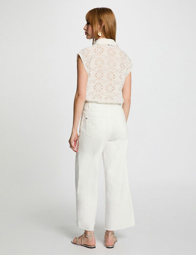 Short-sleeved t-shirt white women