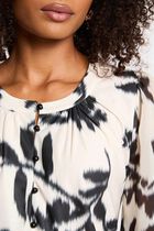 t shirt voile manches longues blanc femme T-shirt voile manches longues blanc femme