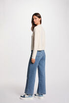 Long-sleeved cardigan ivory women