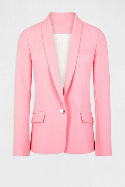 Straight jacket with shawl collar  ladies'